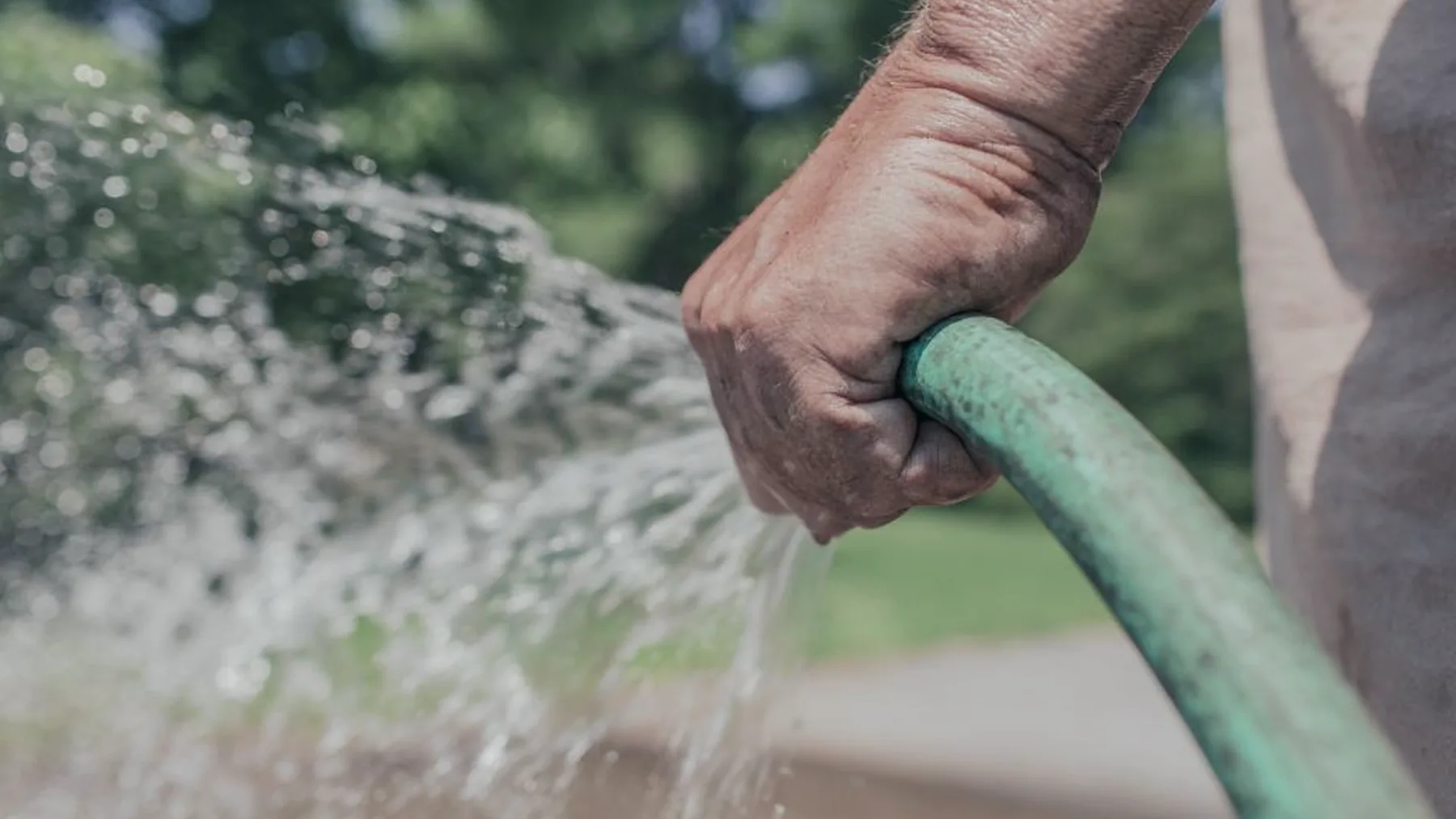 High-pressure water hose clearing a line in Murrieta, CA